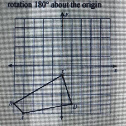 Rotation 180° about the origin
