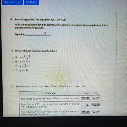 PLEASE HELP ME WITH THESE 2 QUESTIONS. I WILL REPORT YOU IF YOU SEND A LINK. ALL I NEED IS 8 and 9