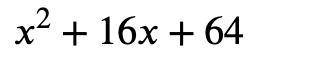 (x+8)² find the product, please