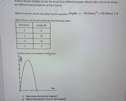 Need help with algebra 1 assignment.

see download for assignment, and please show all work, it wo