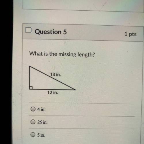 What is the missing length?
Help