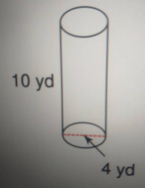 What is the VOLUME? Round answer to the nearest tenth. 10 yd 4 yd​