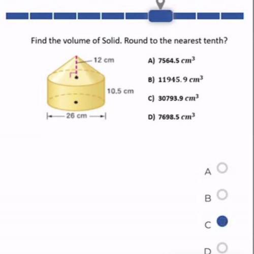 What is the volume of solid