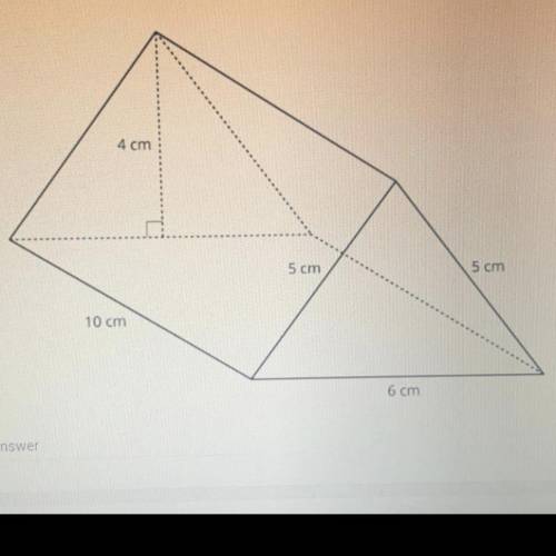 What is the SURFACE AREA of the prism?