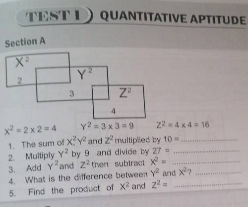 Answer the questions It's Quantitative Aptitude ​