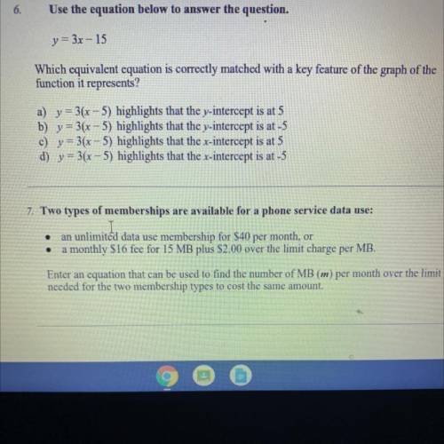 Someone help me with number 
6 and 7