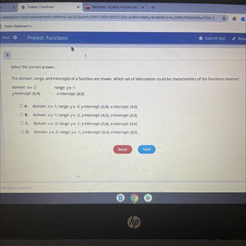 9 Please help select the correct answer
