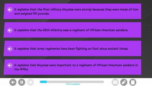 The certral idea of this article is that bicycles were a important military device how does paragra