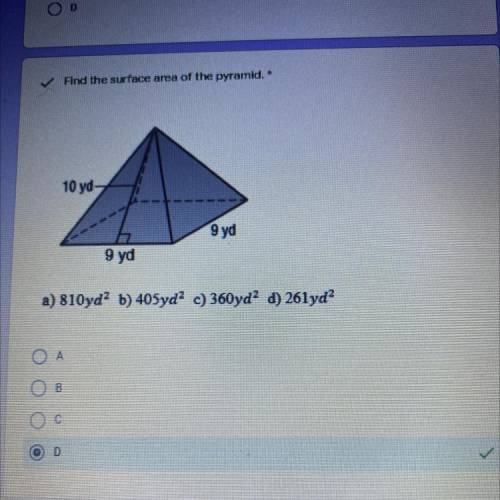 I want to know why D is the correct answer