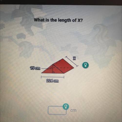 What is the length of X?