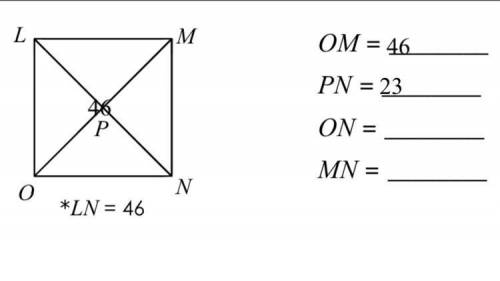 If each quadrilateral below is a square, find the missing measures.