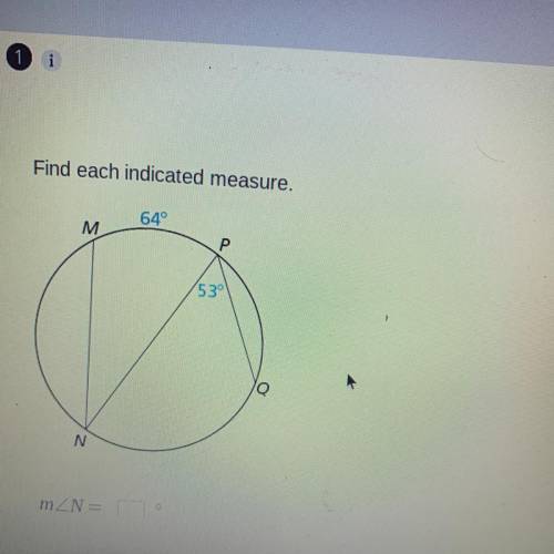 Find each indicated measure
