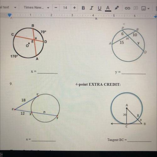 FIND EACH MEASURE
please actually help