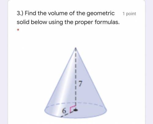 Find the Volume (look at the picture)