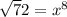 \sqrt{7} 2 =x^{8}
