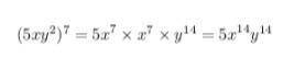 Simplify the expression and solve it in exponential form and standard form.

use the equation belo