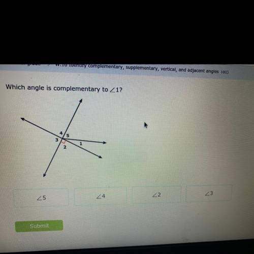 Which angle is complementary to Z1?
4
5
3
N
25
24
22
23