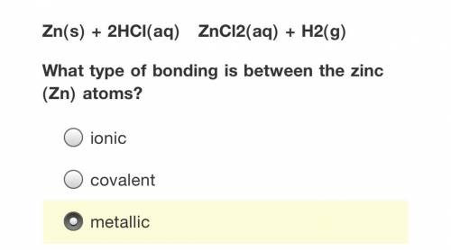 Ionic, metallic, or covalent??? Need now