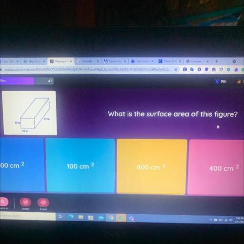 What is the surface area of this figure?