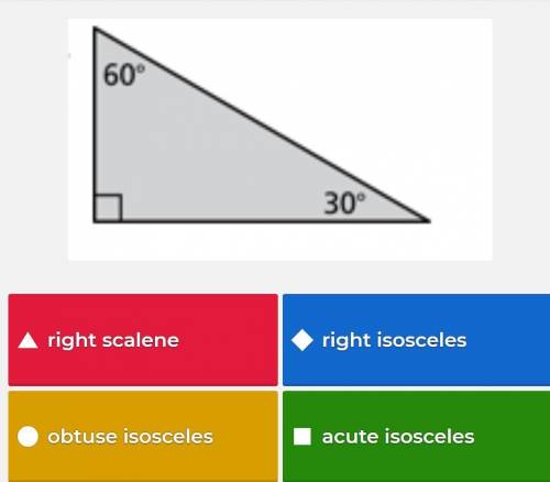Classify the triangle: