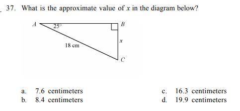 What is the approx value of the X in the diagram below