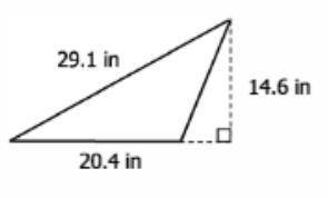 Geometry Find the area of the Triangle.