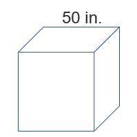 What is the volume of this cube? 
Show your work.
no bots
