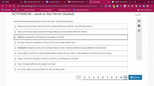 Pls help me with this Spanish work
San Fermin
