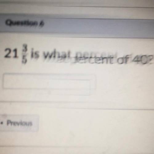 21 3/5 is what percent of 40?