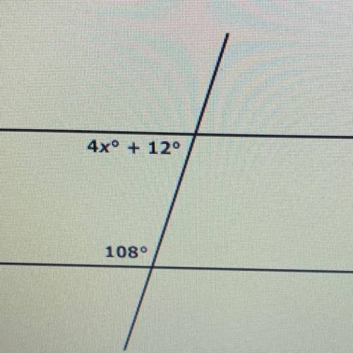 What is the value of X
in degrees?