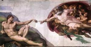 Which Renaissance artist is responsible for this painting

A) Raphael
B) da Vinci
C) Botticelli
D)