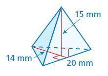 3 find the volume of the pyramid