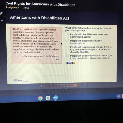 Americans with Disabilities Act

The Congress finds that physical or mental disabilities in no way