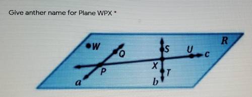 Give anther name for Plane WPX ​