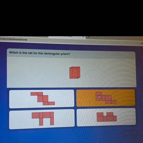 Which is the net for the rectangular prism?