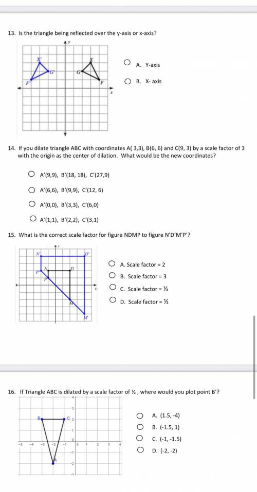 This is a math test and i really need help. ill give brainliest