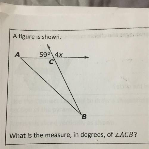 What is the measure, in degrees, of ACB?