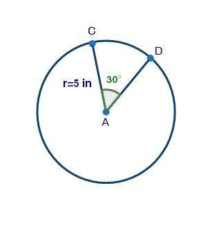 Which of the following could be used to calculate the area of the sector in the circle shown above?