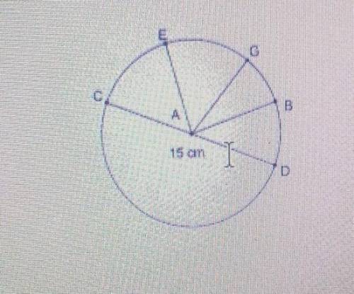 A:Name a segment that is radius. How long is it?

B:Name a segment that is a diameter. How long is