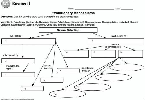 Evolutionary Mechanisms Biology