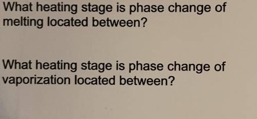 Heating stage is phase change