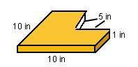 What is the surface area of the figure below?

80 in2
190 in2
215 in2
240 in2