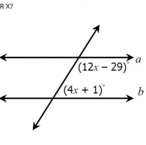 Solve for x (geometry)