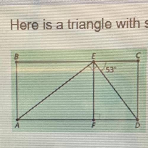 (will give brainliest!!)

part A: which triangles are similar to triangle AED? explain. 
part B: t