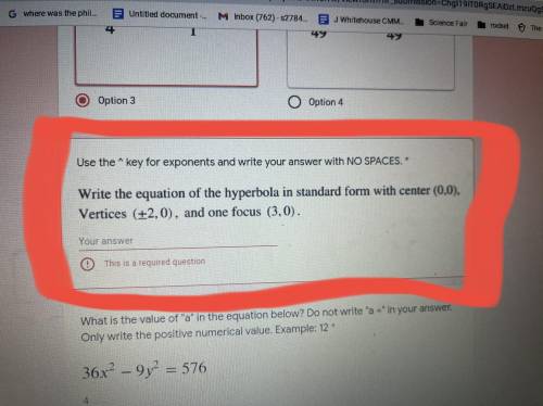 Please help. Hyperbola. Algebra 2. Find equation. So confused