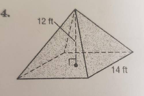 Find the lateral area and surface area of each regular pyramid, round to the nearest tenth if neces