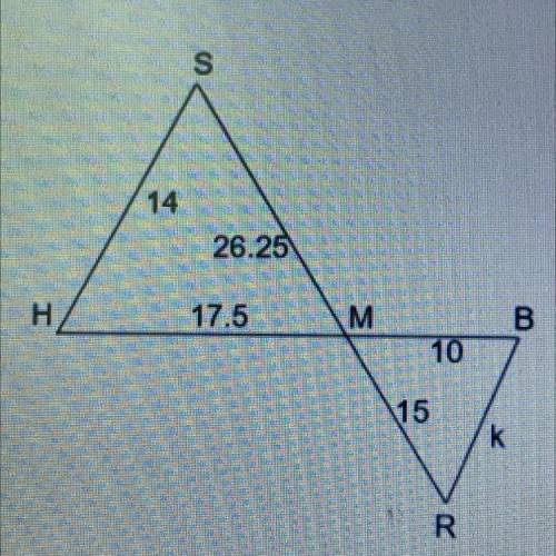 Determine if the triangles are similar. If so state a postulate or theorem to justify your statemen