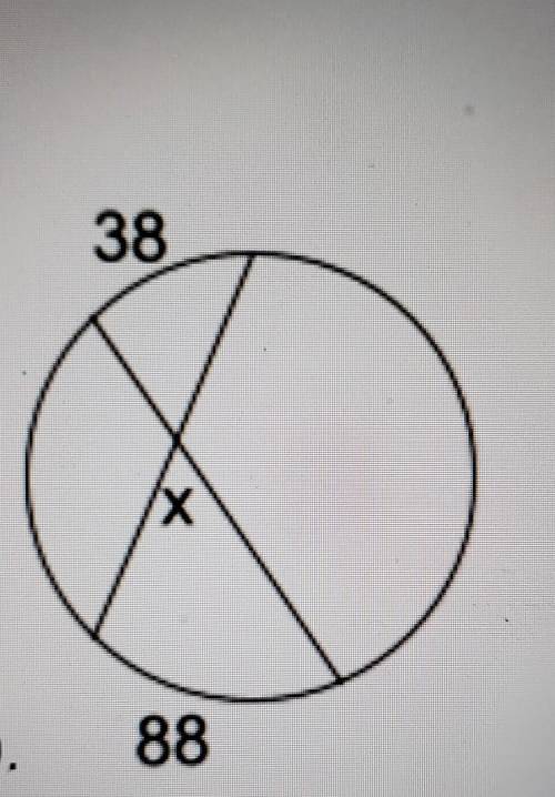 Need help finding the intercepted arc or inscribed angle ​