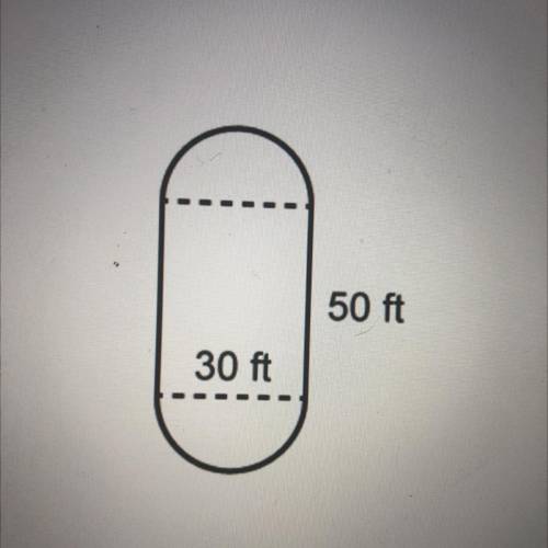 Please answer fast!! What is the approximate area of the figure?

86.9 square feet 
1371.7 square