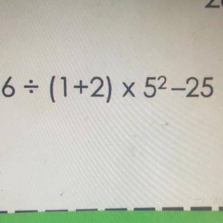 Evaluate the equation please
